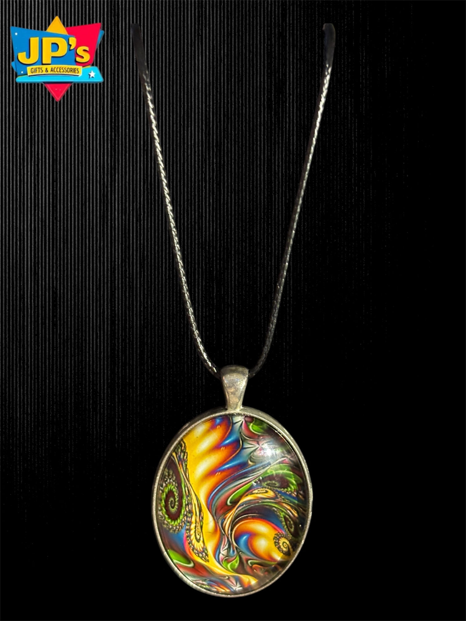 Large Patterned Pendant Necklaces