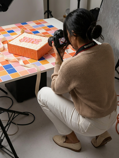 packaging behind the scenes photography made by an ai product photographer