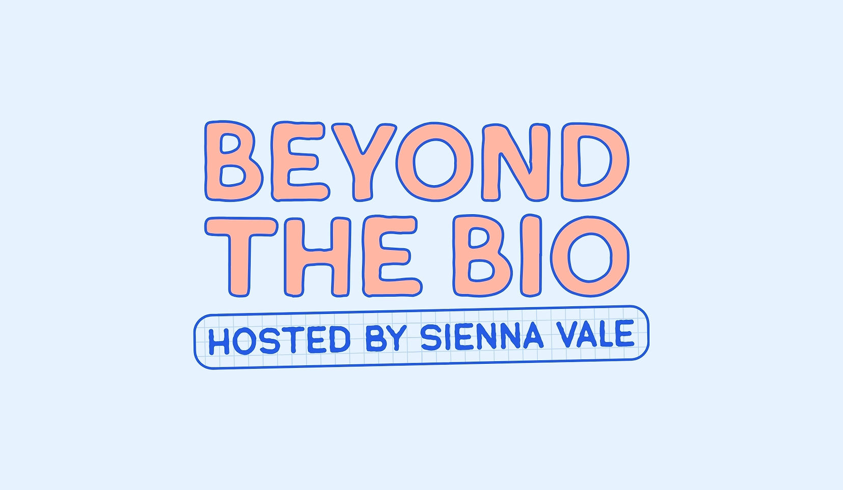 Beyond the Bio branding by a creative director and brand strategist, featuring podcast cover design, promotional graphics, and strategic brand direction.