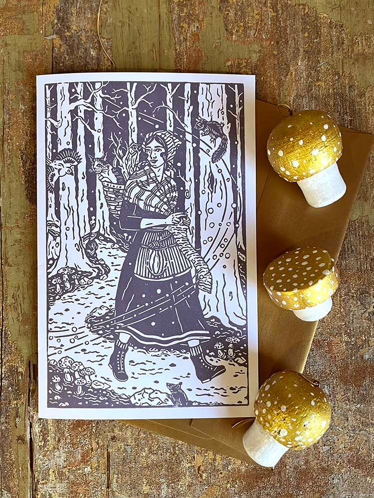 Thumbnail: All on a Winter's Morning 1 color - card