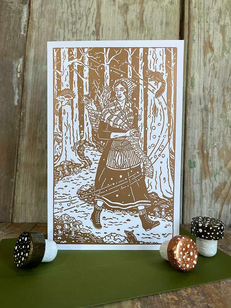 Thumbnail: All on a Winter's Morning 1 color - card