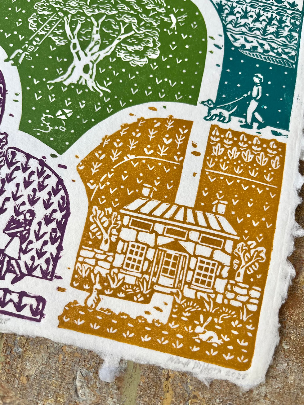 Thumbnail: Neighboring Paths - Jewel Tones
