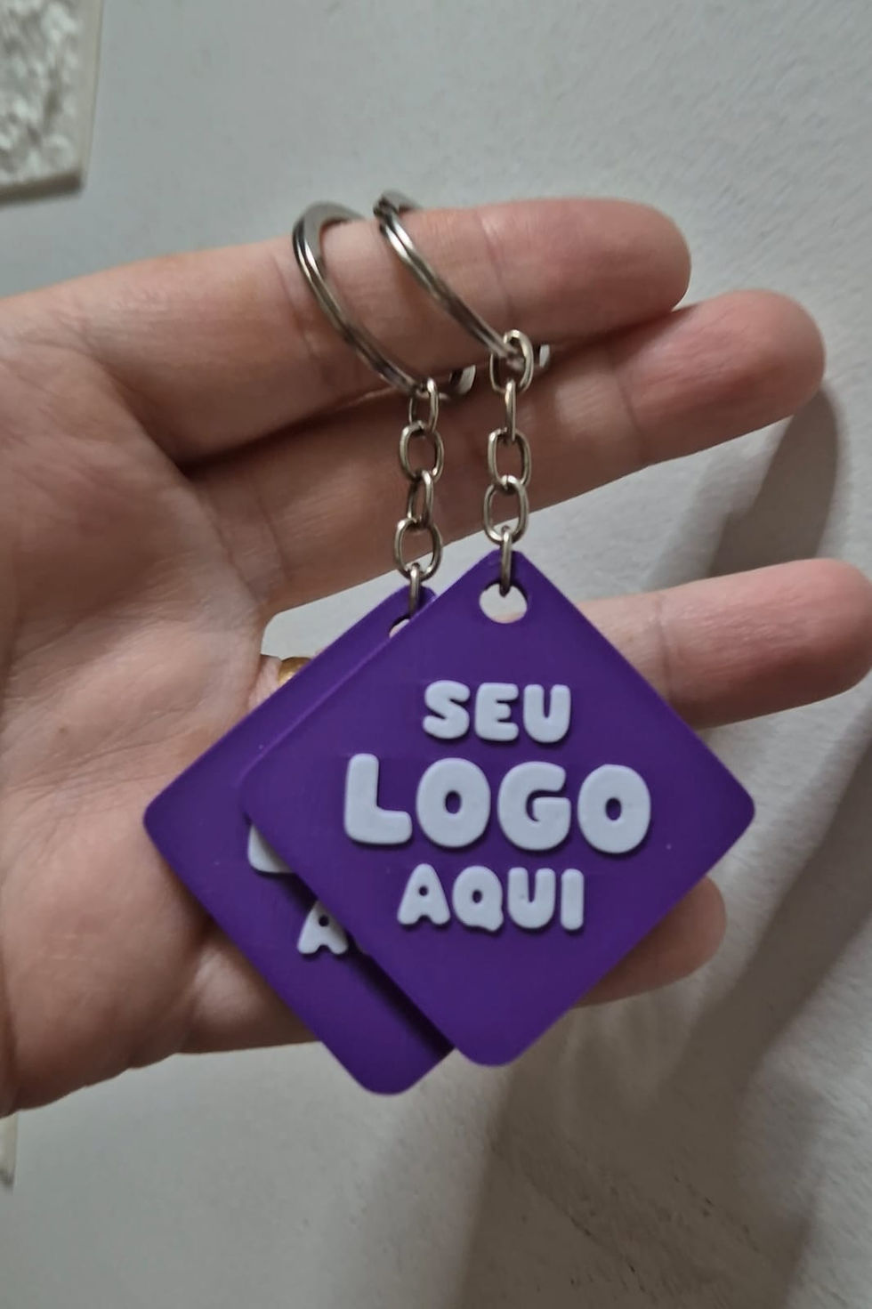 Kit 500 Chaveiros Personalizados
