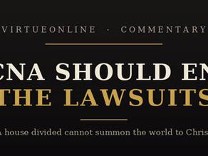 ACNA SHOULD END THE LAWSUITS