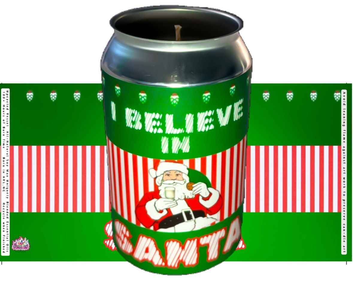 12 oz I BELIEVE IN SANTA