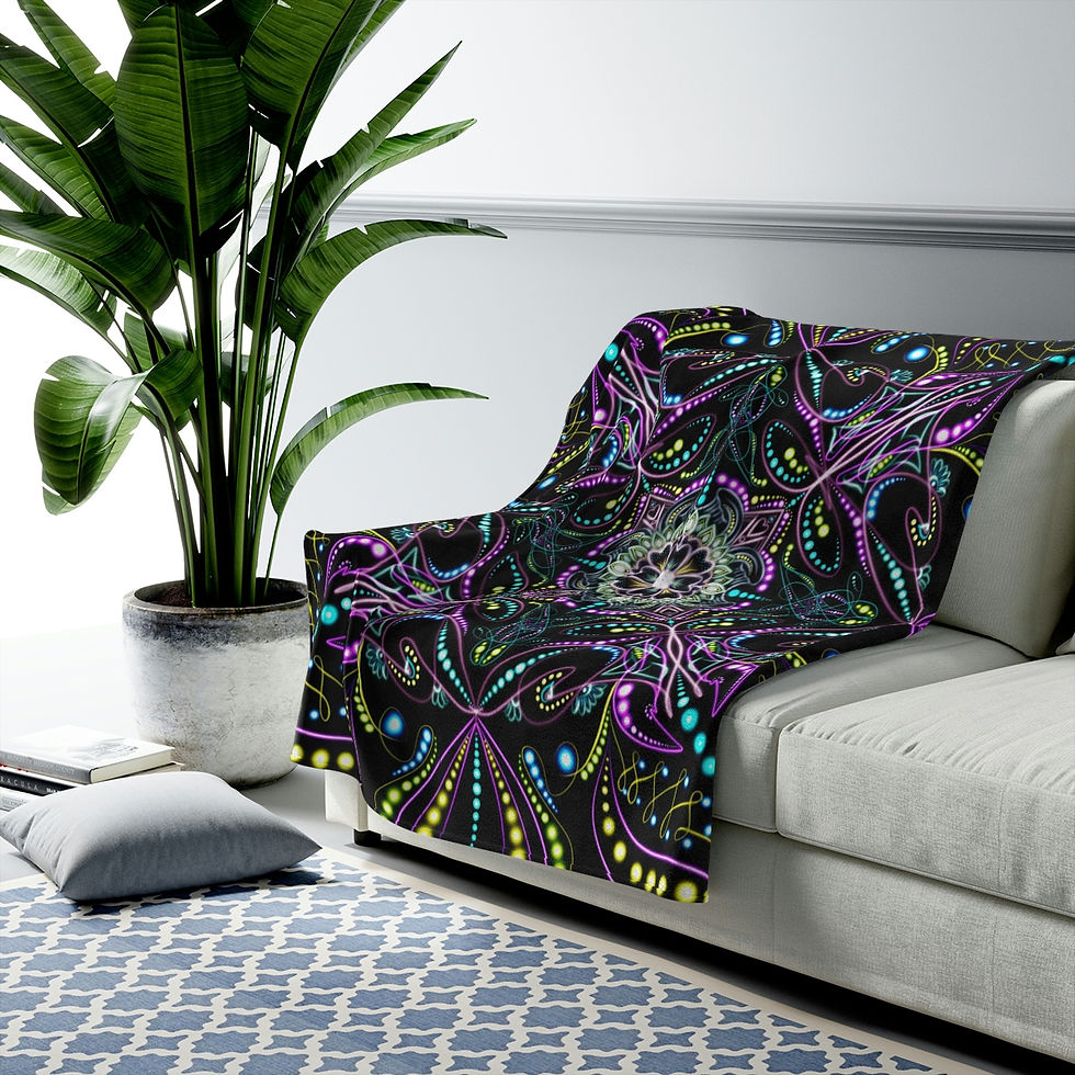 Thumbnail: Mandala Plush Blanket