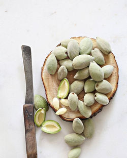 Green Almonds ...tender little baby almonds on their way to becoming the 'dry fruit' almonds we use 