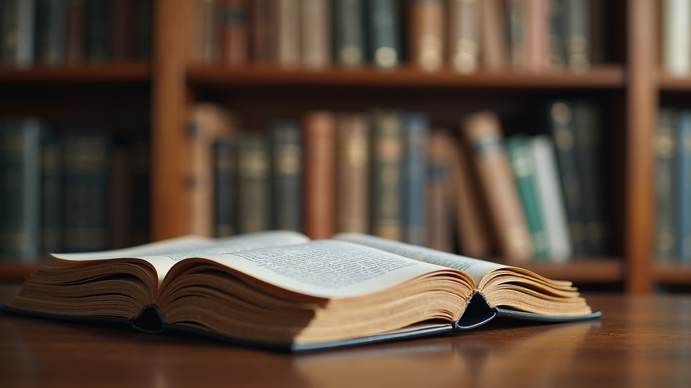 Eye-level view of law books dedicated to business structures