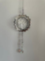 Sentinel Dragon Metal Wind Spinner & Suncatcher with crystal