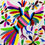 Thumbnail: Embroidered Placemat Sized Otomi Textile, Dove, Armadillo, Bee