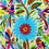 Thumbnail: Embroidered  Otomi Tenango Wallhanging w BIRDs, Rabbit and Flowers