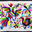 Thumbnail: Embroidered Placemat Sized Otomi Textile, Dove, Armadillo, Bee
