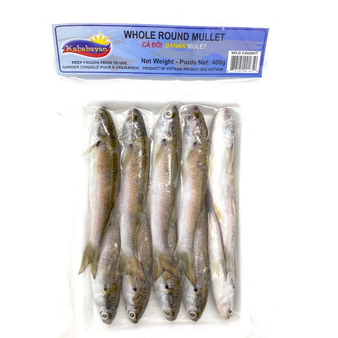 Kababayan Whole Round Mullet (Banak) 25x400g