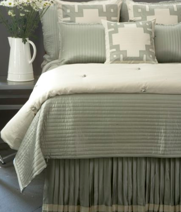 Silk Channel Quilted Coverlet