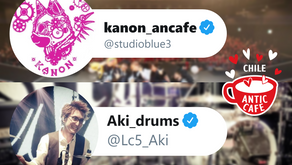 Tweets de Kanon (ex An Cafe), Aki ([Lc5]) y Teruki (ex An Cafe) 