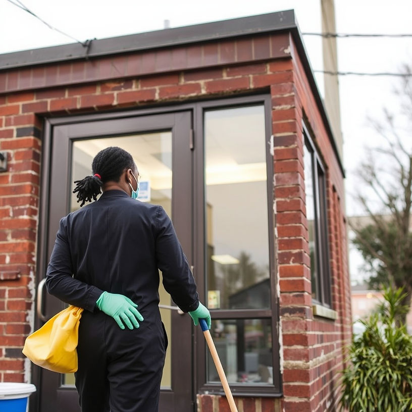 African American's cleaning office building.jpg