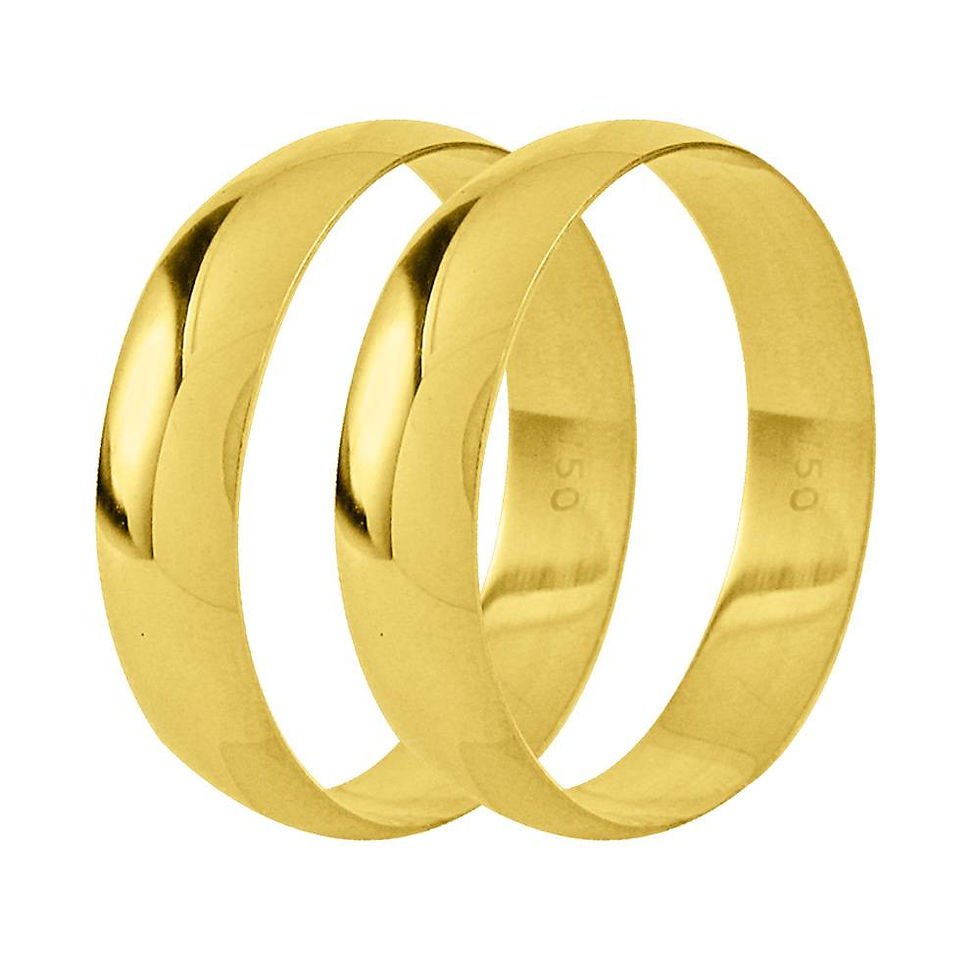 Miniatura: Aliança de Ouro 18k