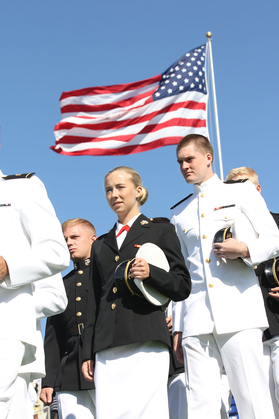 Zatha graduates and receives her commission as a 2nd LT USMC