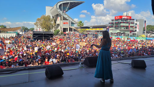 Marieta Evans F1 presenter Spanish Grand Prix 2024