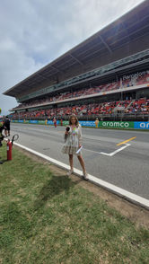 Marieta Evans F1 presenter Spanish Grand Prix 2024