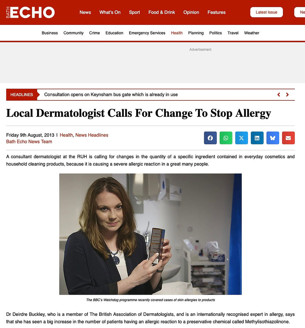 Local Dermatologist Calls For Change To Stop Allergy _ Bath Echo.jpeg