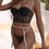 Thumbnail: Studded Cutout Lingerie Set