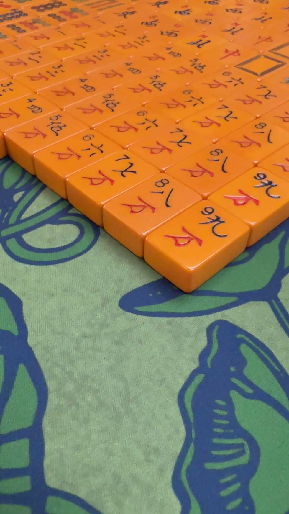 Thumbnail: Monobridge/Rottgames “Soaring Sparrow” Pumpkin Catalin Mah Jongg Set