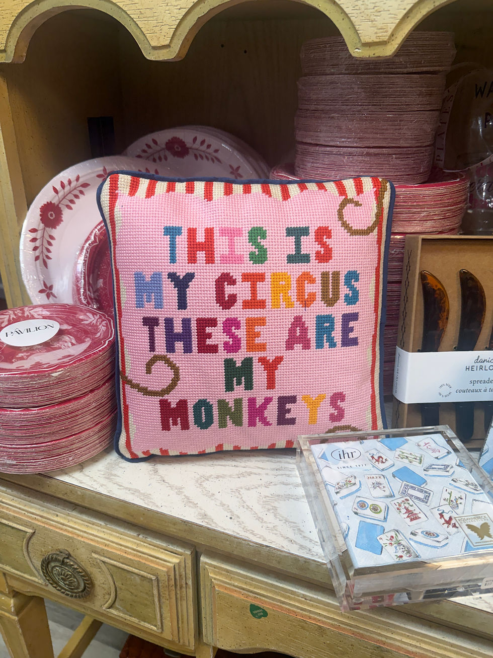 Thumbnail: Furbish Studio Needlepoint Statement Pillows