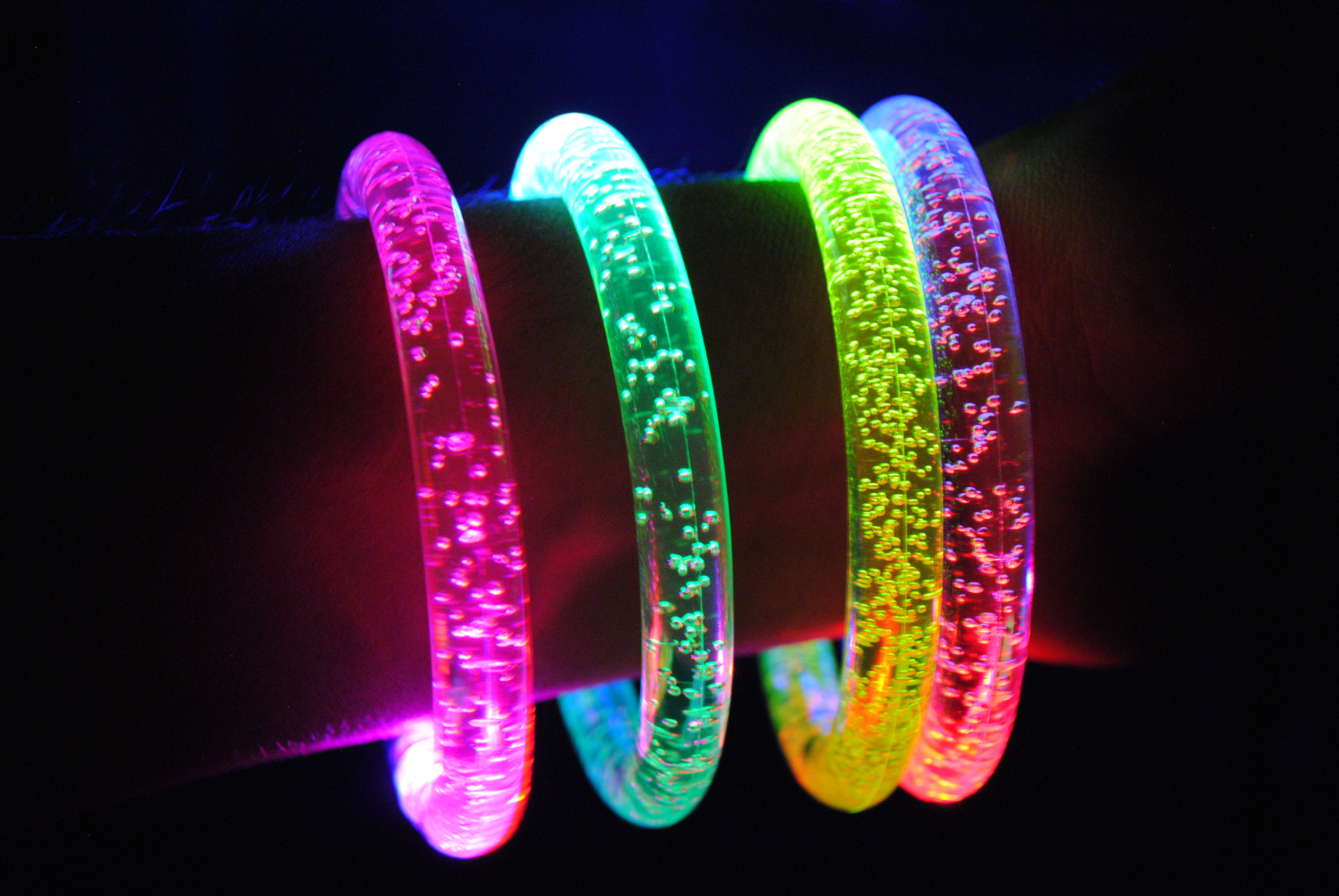 Pulsera con luz led