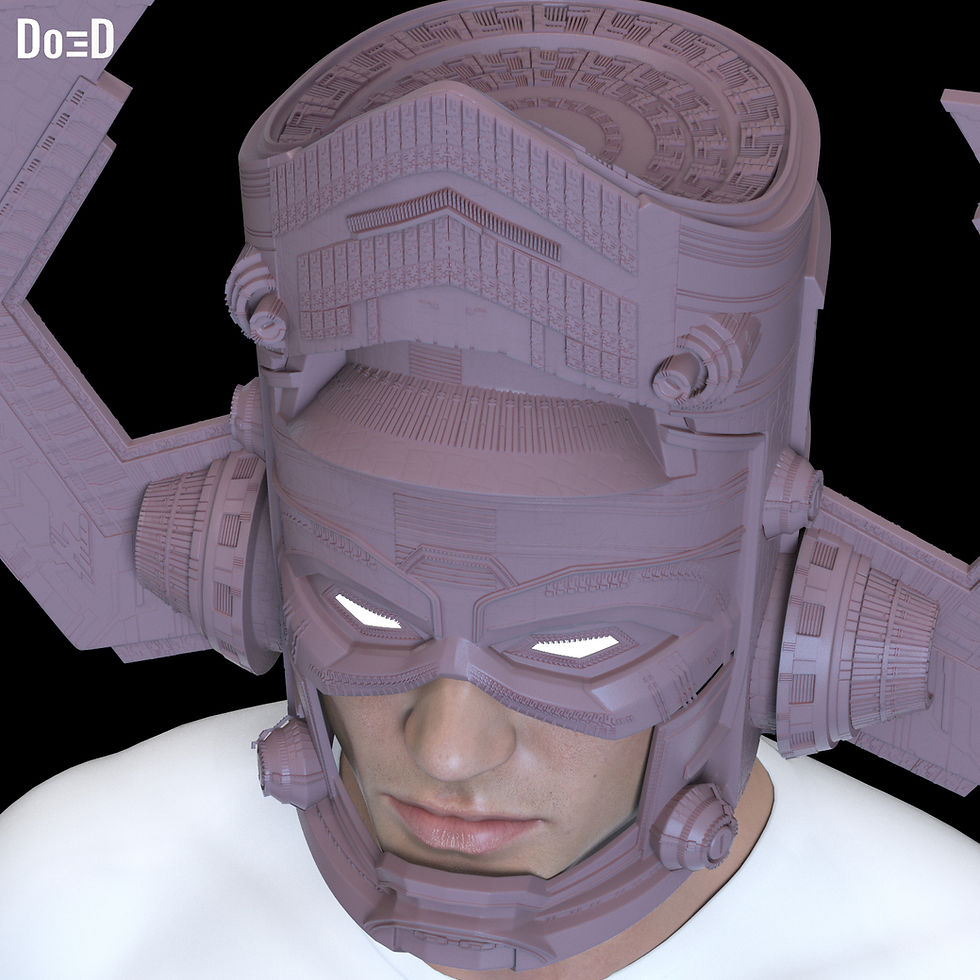 Thumbnail: Galactus Fantastic Four Helmet | 3D Printable Model STL File #GFF32