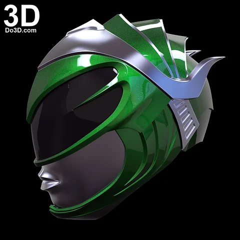 Green Ranger 2017 Rita Female Helmet Power Rangers 3d Model Project 2212 Do3d