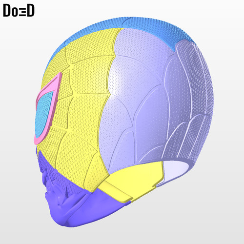 Zombie Iron Spider Helmet Spider-man 3D Printable Model STL #ZP34
