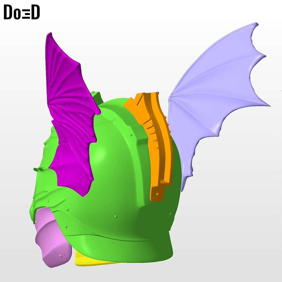 Thumbnail: Daemon Targaryen Helmet House of the Dragon HBO Max 3D Printable Model STL #262H
