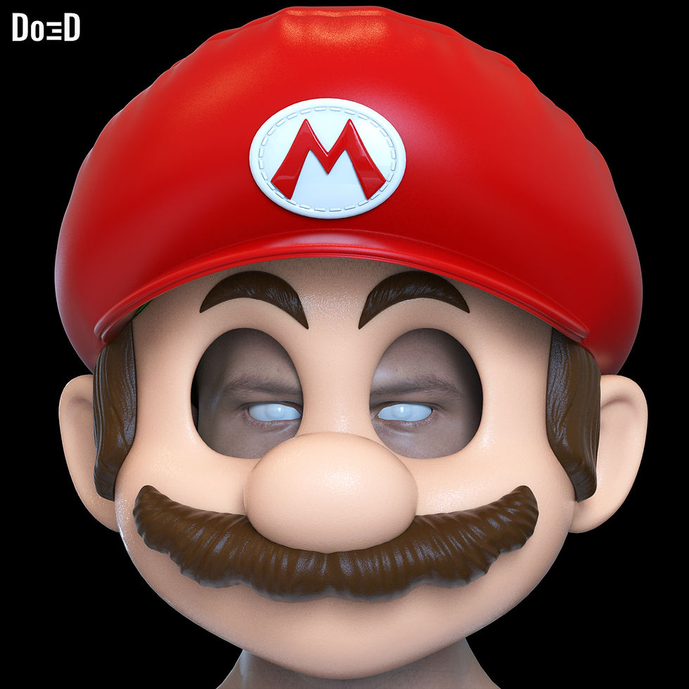 Thumbnail: Mario Super Mario Movie Helmet | 3D Printable Model #SML99