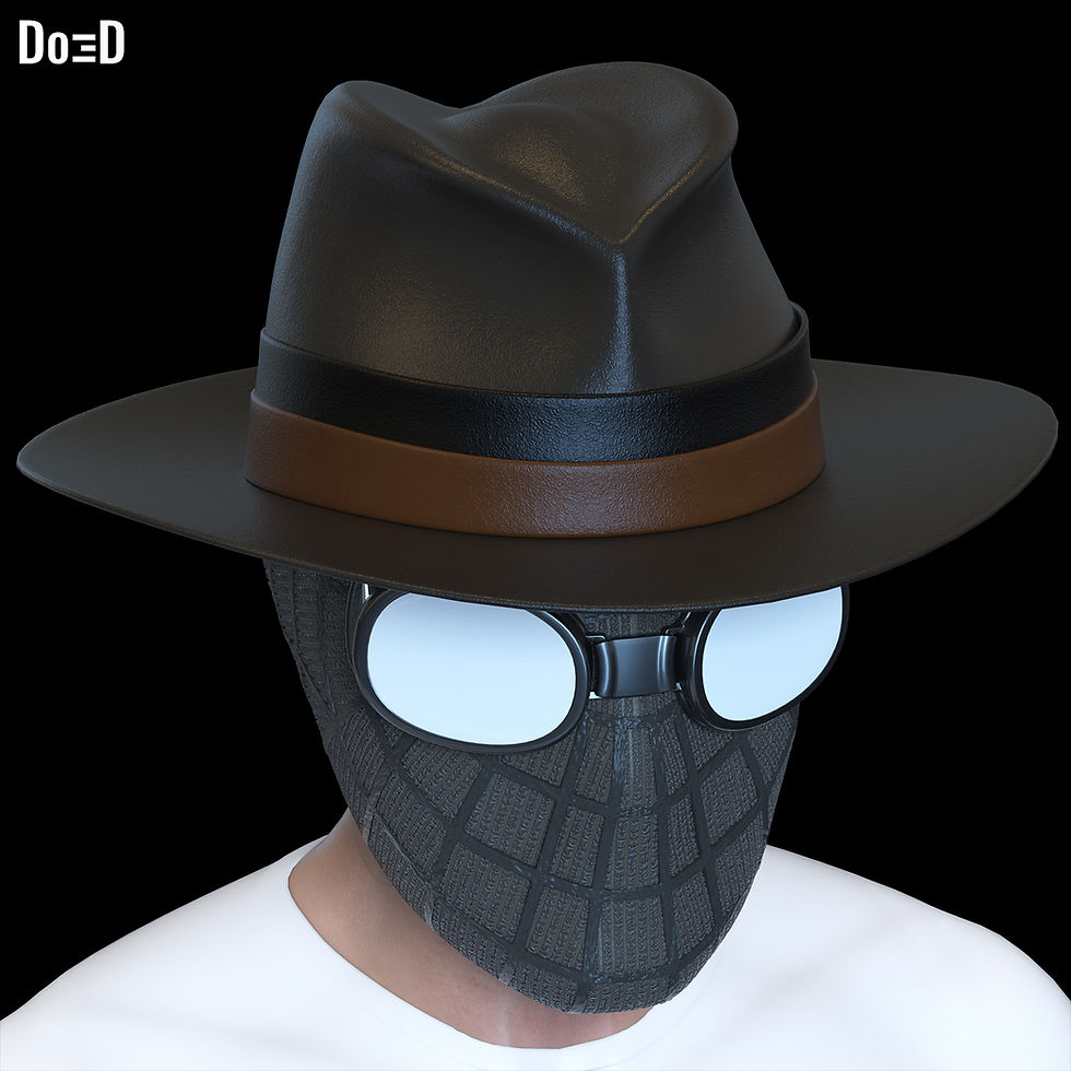 Thumbnail: Spider-Noir Helmet Nicolas Cage Spider-Man | 3D Printable Model #SN79