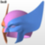 Thumbnail: Wolverine 97 Cowl / Helmet 3D Printable Model Print File #W97
