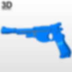 Thumbnail: Mandalorian Blaster Pistol Gun Star Wars | 3D Model Project #6288