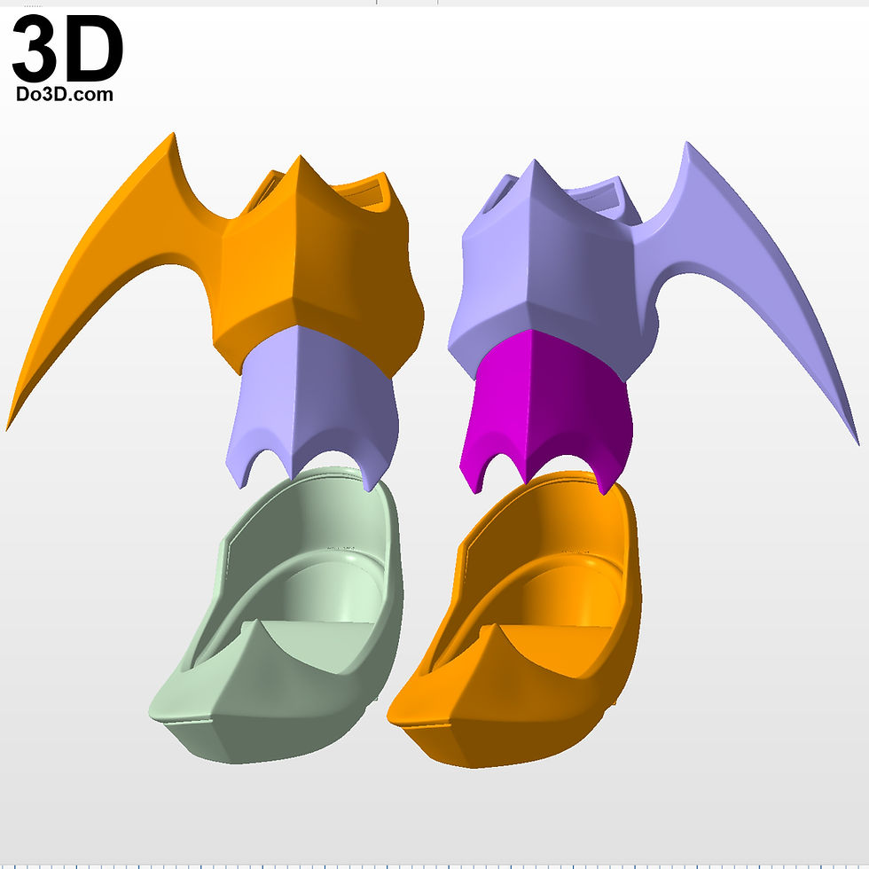 Thumbnail: Aqua KH3 Ankle & Shoes Kingdom Hearts Birth by Sleep,  3D Model Project #5398