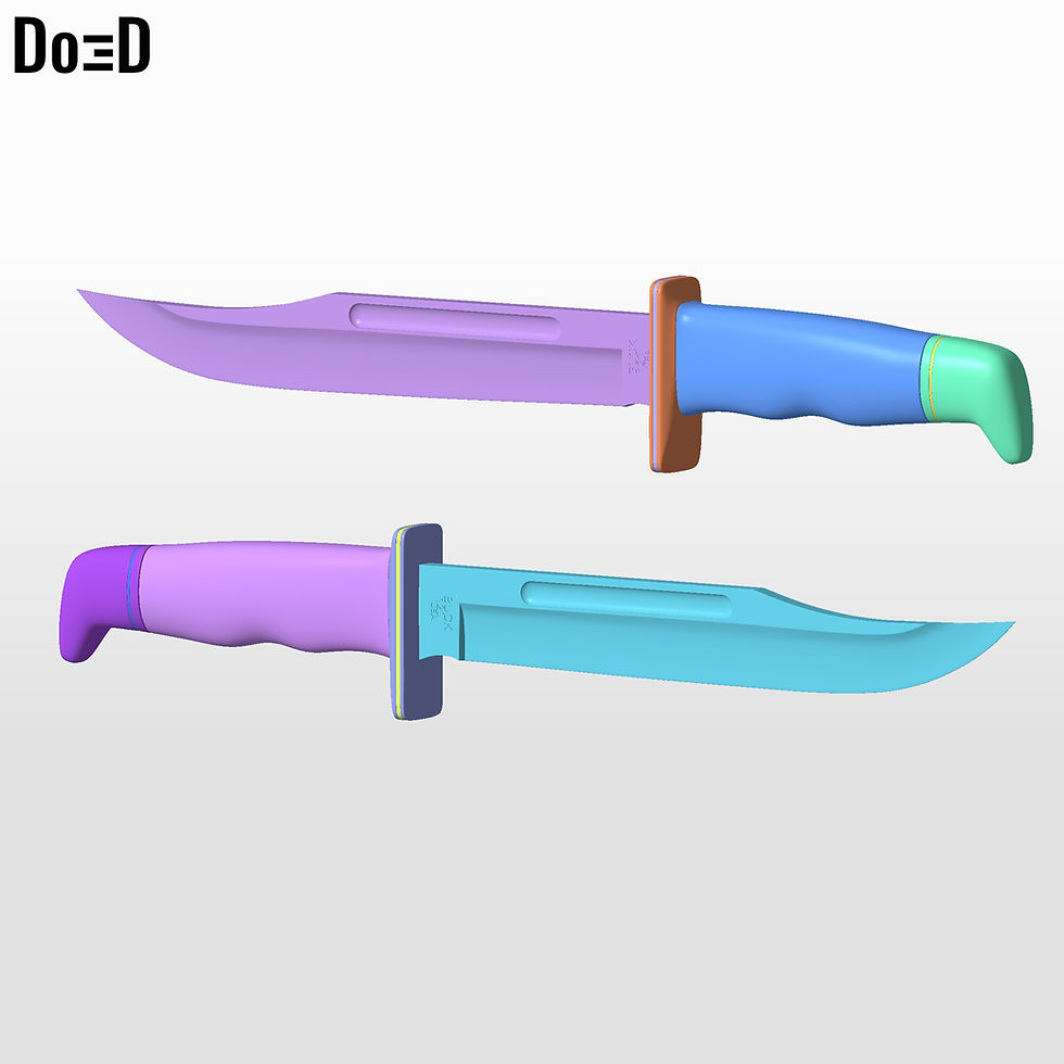 Thumbnail: Scream Ghostface Weapon Buck 120 General Knife 3D Printable Model STL File #BG13