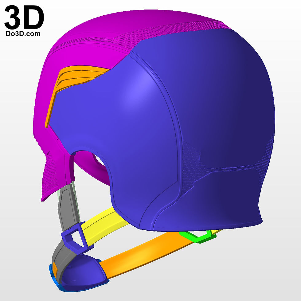 Thumbnail: Captain America 2021 Helmet John Walker Version | 3D Printable Model #JC81