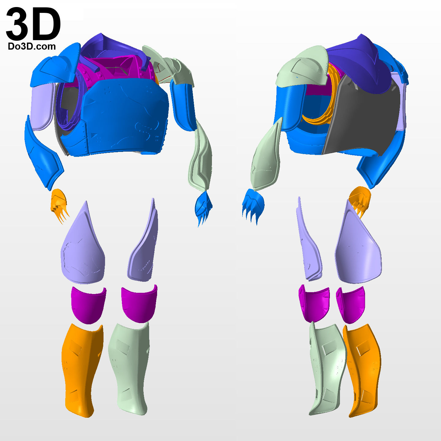 Rise / Days of Iron Armor Hunter 1 Destiny Suit | 3D Model Project #3618
