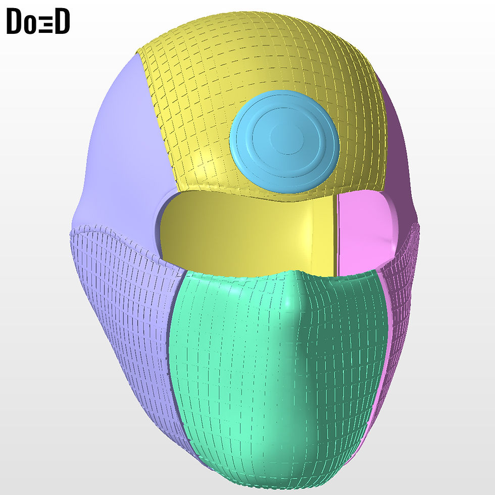 Thumbnail: Bullseye Helmet Daredevil Born Again Season 2 | 3D Printable Model STL File #BE1