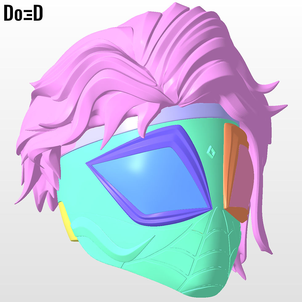Thumbnail: Pavitr Prabhakar Indian Spider-Man Across the Spider-Verse Helmet 3D Model #P19