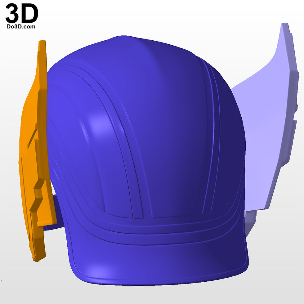 Thumbnail: Mighty Thor Helmet Jane Foster Lady Thor Female 3D Printable Model STL File #A44