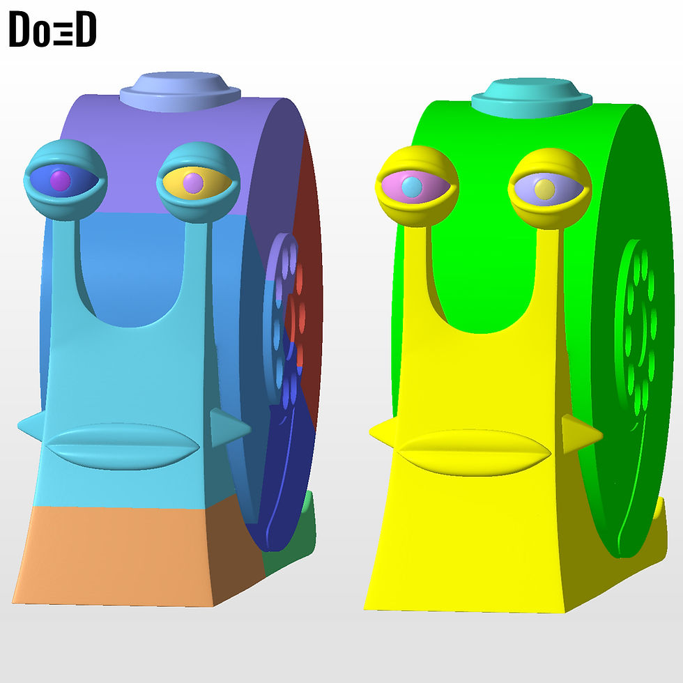 Thumbnail: Golden Den Den Mushi One Piece Transponder Snail 3D Model STL File #GD5885M