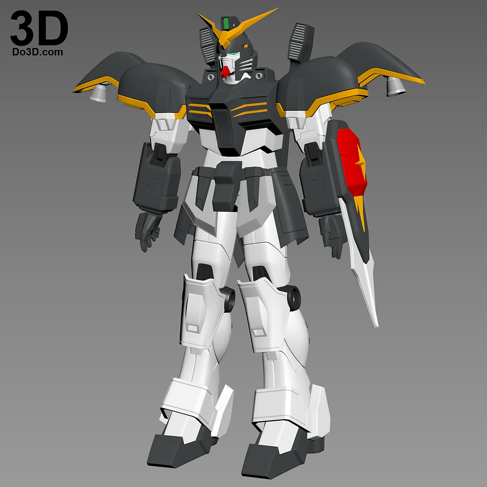 XXXG-01D Gundam Deathscythe Full Body Armor | 3D Model Project #3826