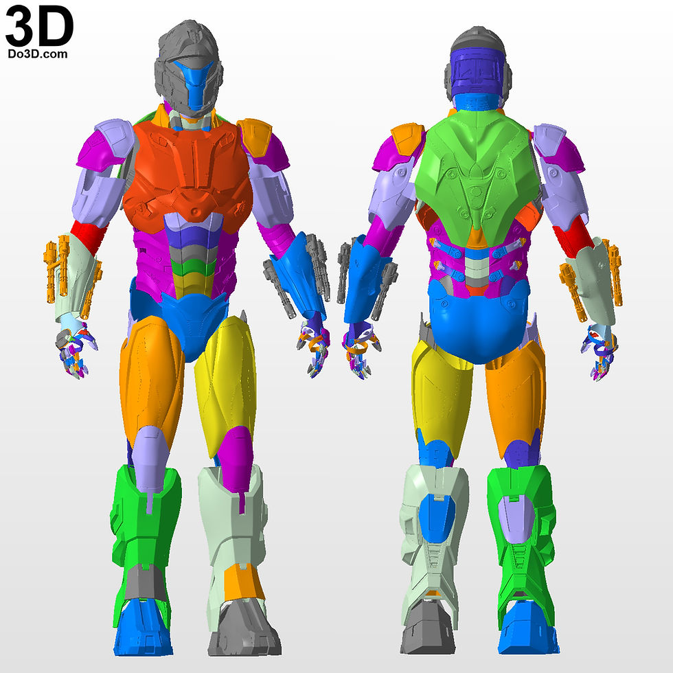 Thumbnail: DMK-1 Armor Robot Suit Design Concept | 3D Printable Model STL File DMK1 #2972