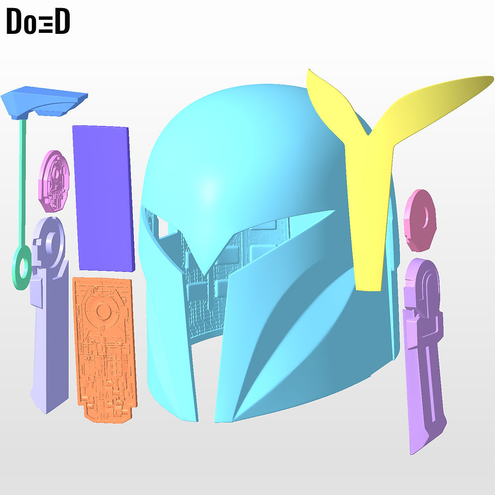 Thumbnail: Bo-Katan Bo Katan Kryze Helmet Star Wars Mandalorian | 3D Printable Model #BK78