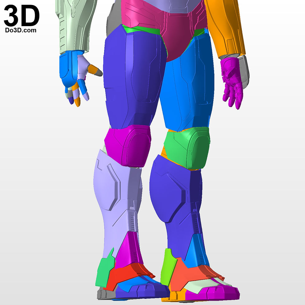 Thumbnail: Iron Man Avengers Team Suit Armor Mark VI MK 6 Endgame 3D Printable Model #A591