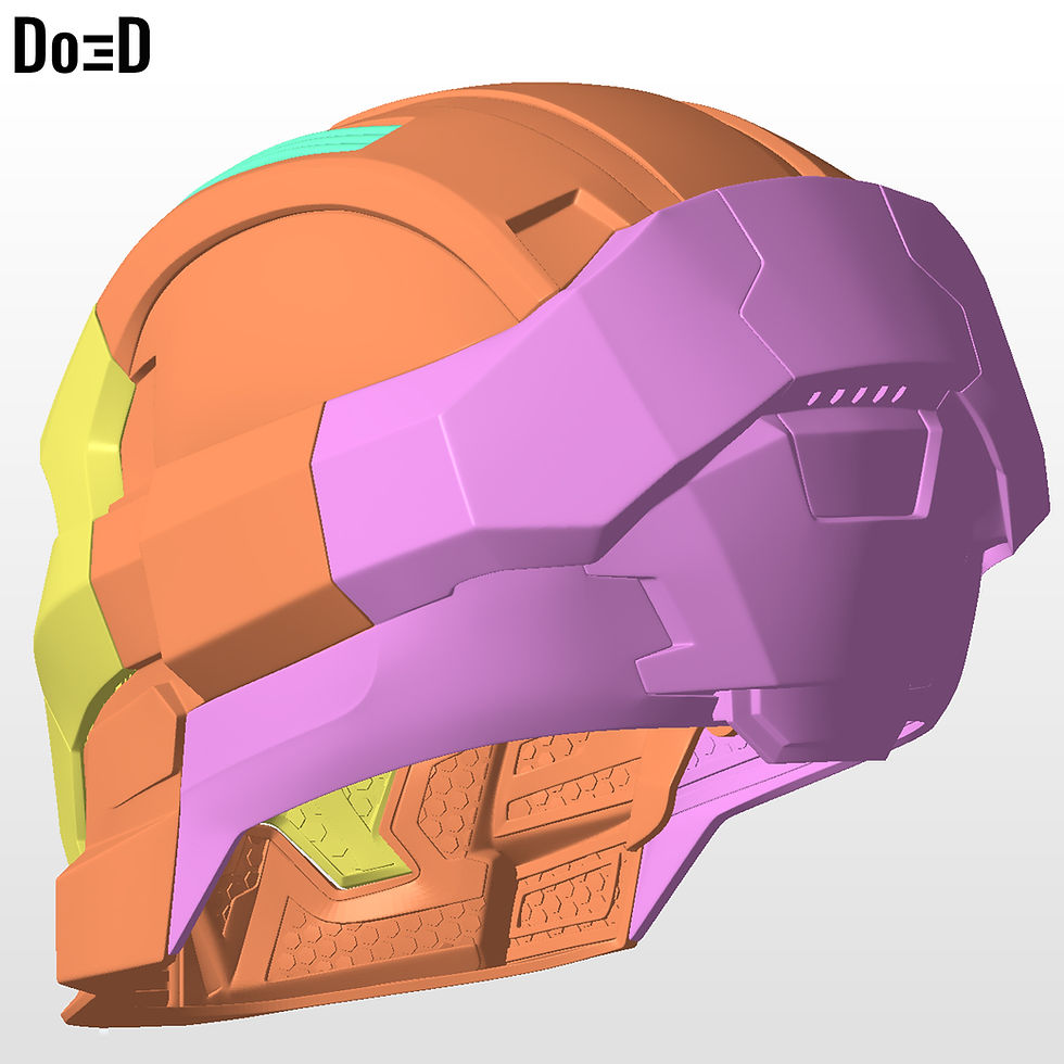 Thumbnail: Iron Man Mark XVII HeartBreaker MK 17 Helmet | 3D Printable Model #4122